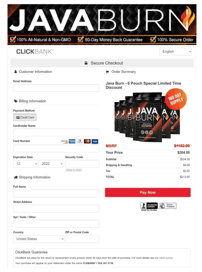 Java Burn